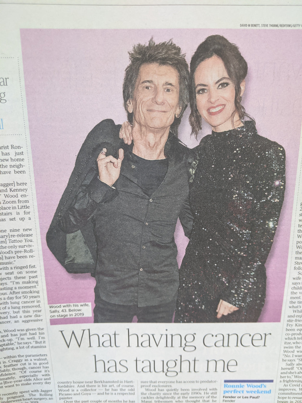 UK Times Weekend July 17 2021 Ronnie Wood Interview
