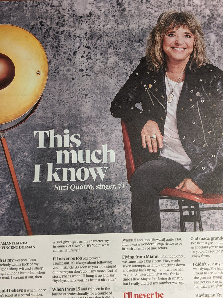 UK OBSERVER Magazine July 2021: DINA ASHER-SMITH Suzi Quatro ALAN DAVIES