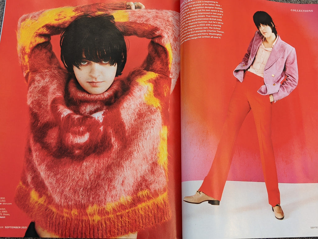 UK GQ Magazine August 2021 EARL CAVE NICK CAVE