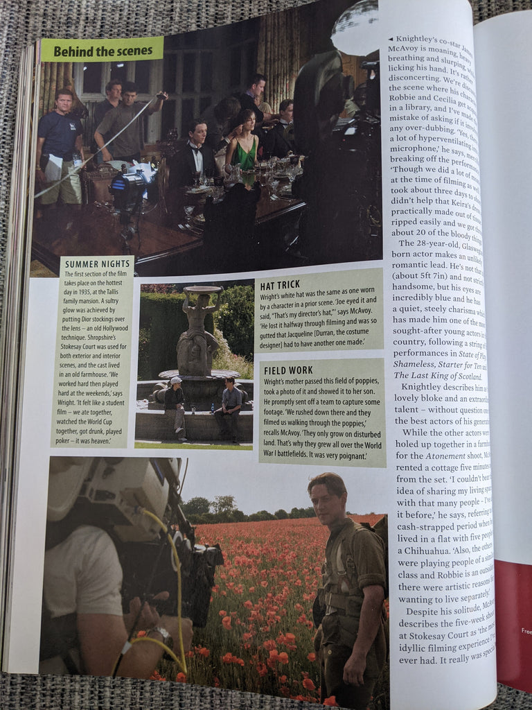 ANGELINA JOLIE UK rare Marie Claire magazine 10/2007 JAMES McAVOY Elaine Cassidy