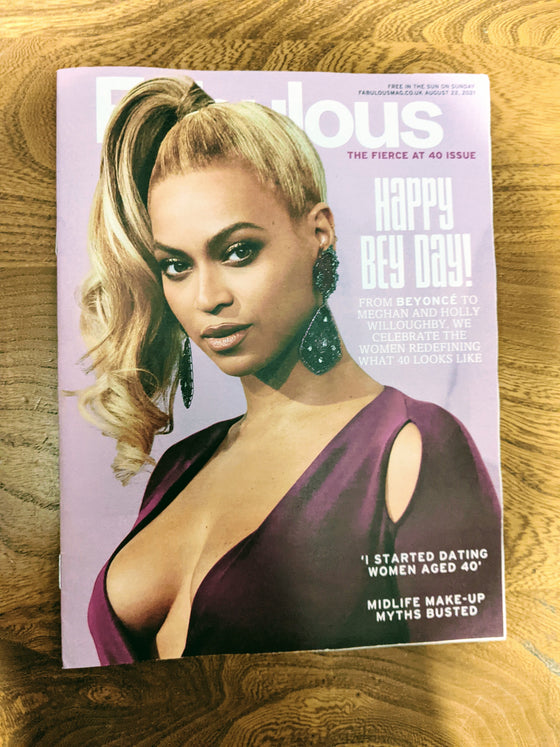 UK FABULOUS Magazine August 2021: BEYONCE COVER FEATURE
