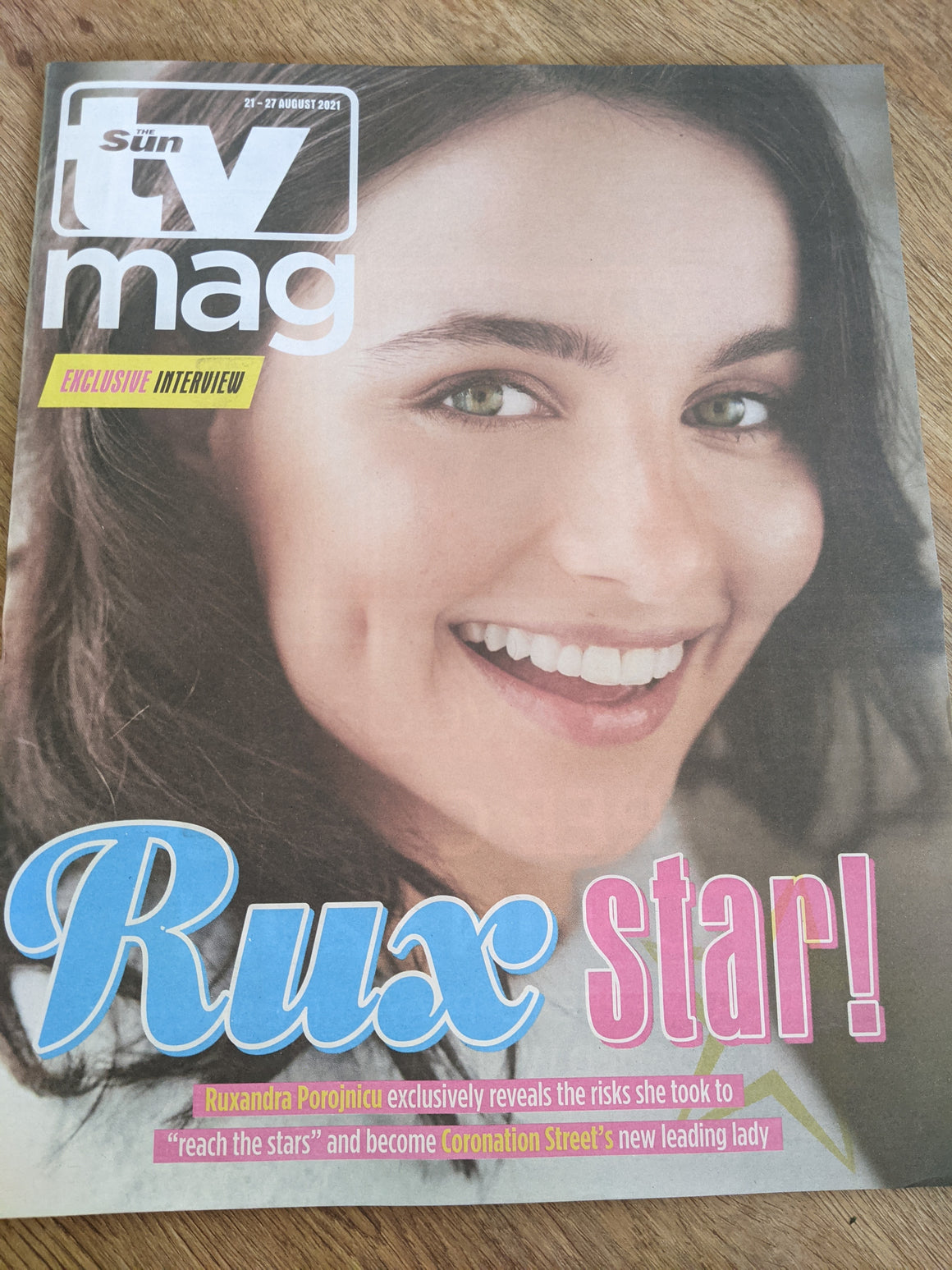 SUN TV Magazine 08/2021: RUXANDRA POROJNICU Reece Shearsmith SAM RILEY