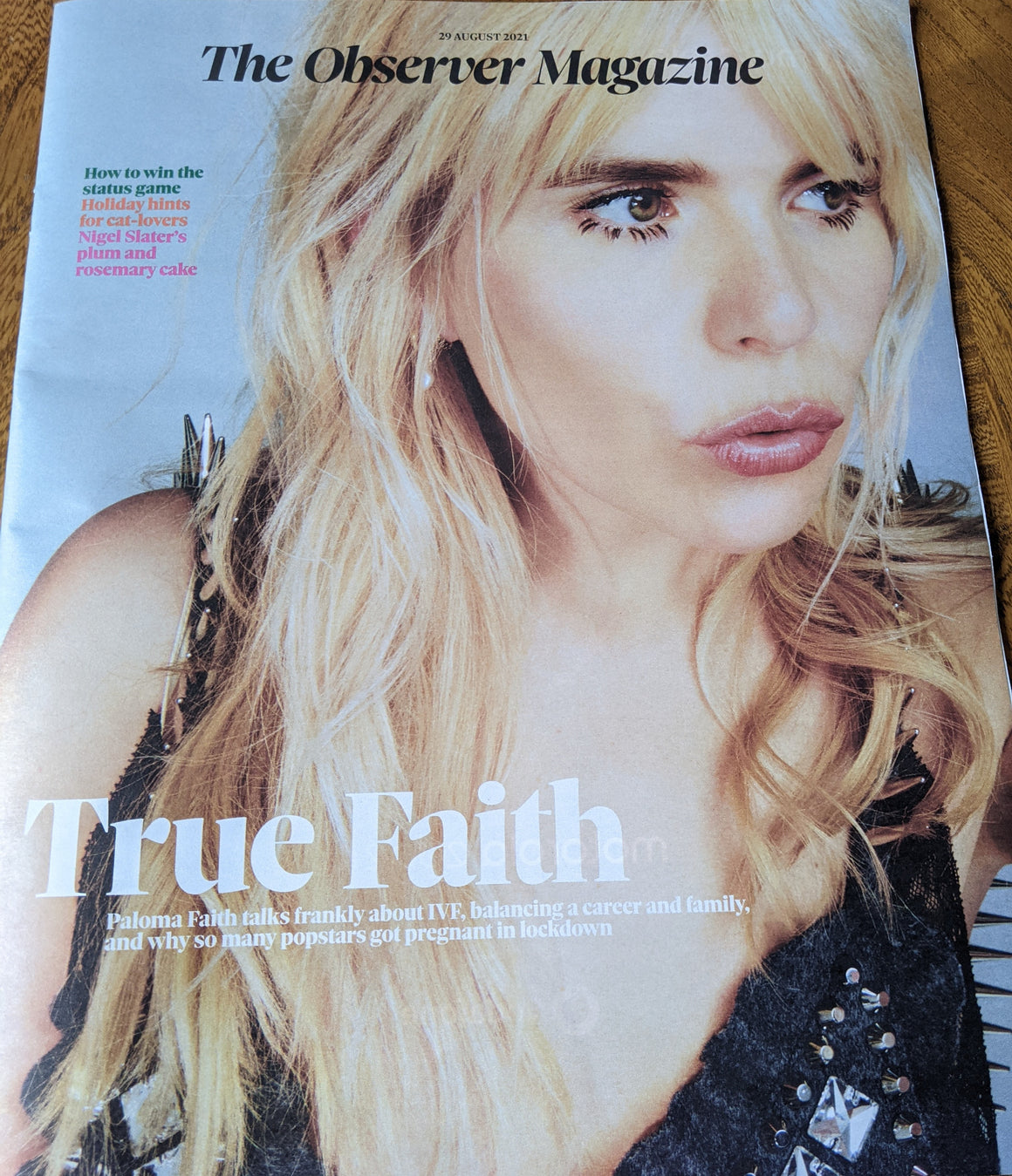 OBSERVER Magazine UK August 2021 PALOMA FAITH COVER FEATURE