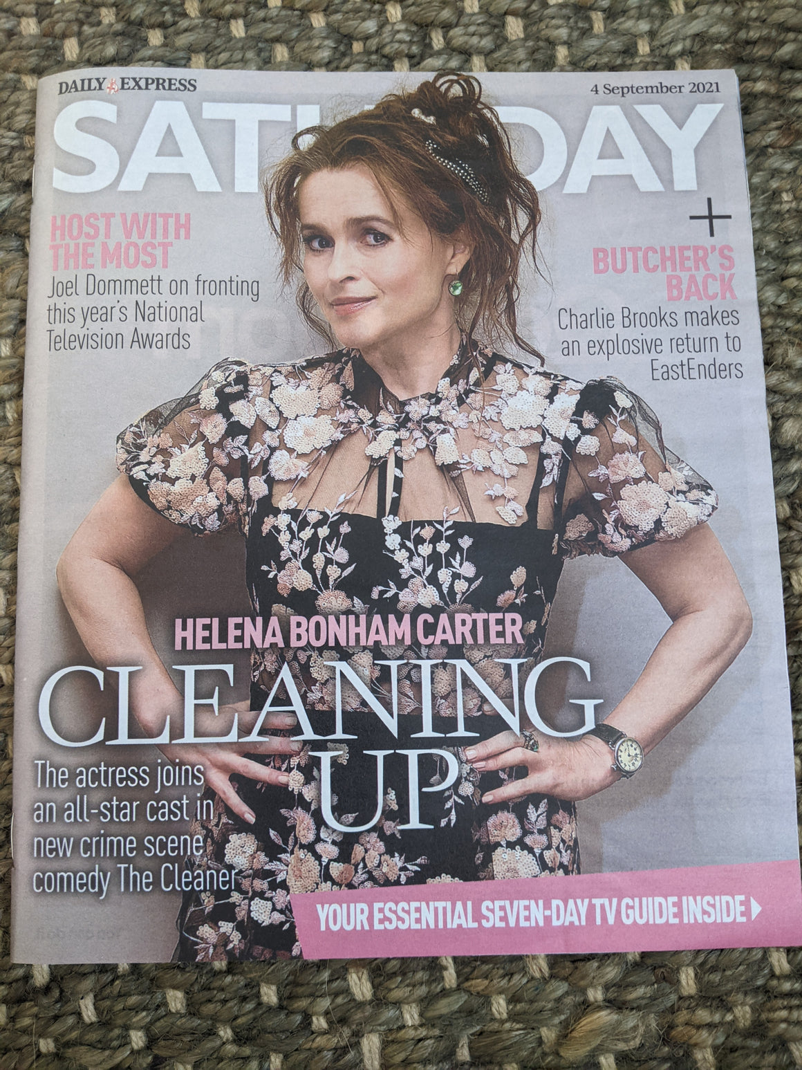 UK SATURDAY Magazine 09/2021: HELENA BONHAM CARTER Roman Kemp GREG DAVIES