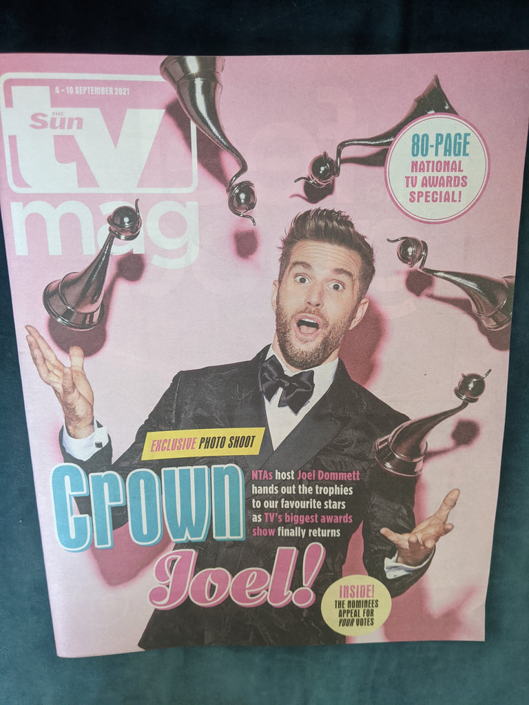 SUN TV Magazine 09/2021: JOEL DOMMETT Roman Kemp GREG DAVIES Tom Ellis