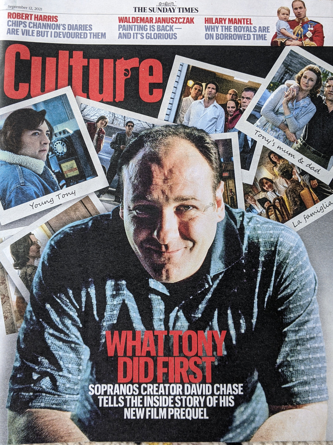 CULTURE Mag 12/09/2021: SOPRANOS James Gandolfini Hilary Mantel Colin Farrell