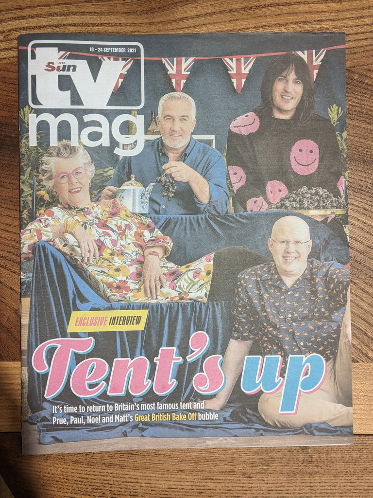 SUN TV Mag 18/09/2021: NOEL FIELDING Morgana Robinson Taskmaster Greg Davies