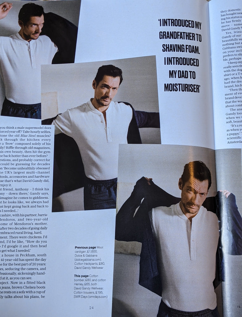 ST MEN MAGAZINE A/W 2021 David Gandy