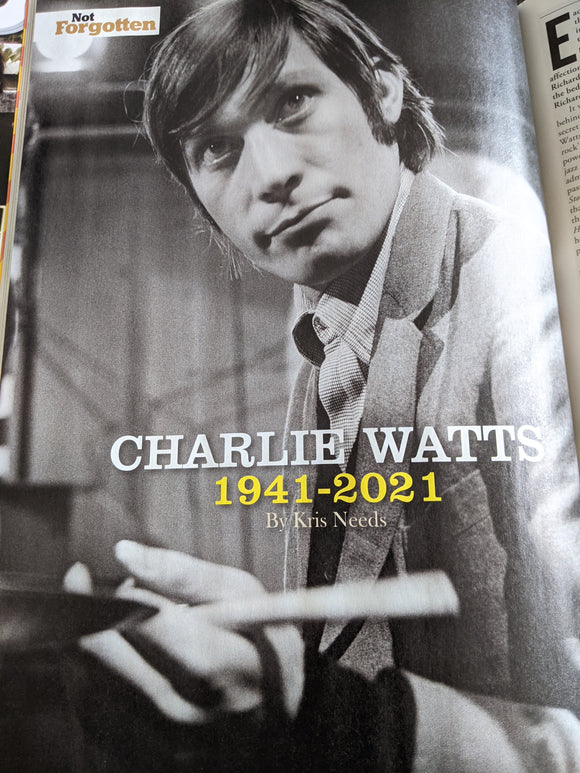 RECORD COLLECTOR MAGAZINE OCTOBER 2021 #523 CHARLIE WATTS THE ROLLING STONES