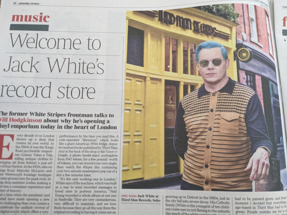 TIMES REVIEW Supplement 25/09/2021 JACK WHITE The White Stripes