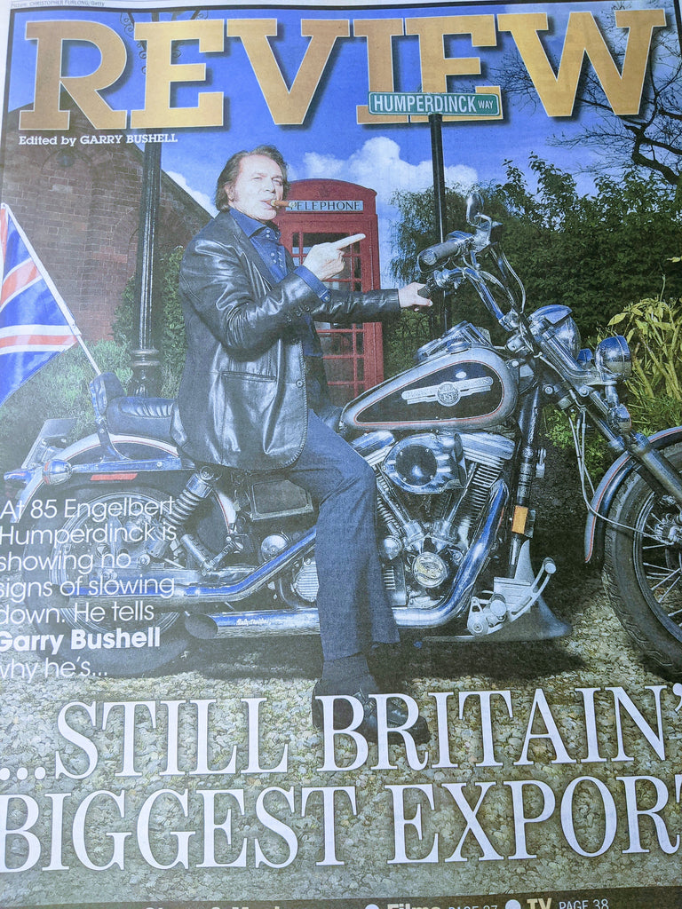 EXPRESS REVIEW Supplement 26/09/2021 ENGELBERT HUMPERDINCK cover interview