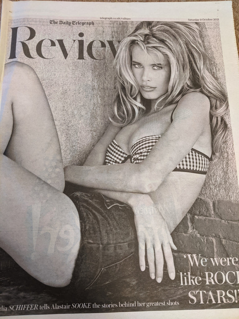 TELEGRAPH REVIEW Supplement 09/10/2021 CLAUDIA SCHIFFER Adam Driver Ridley Scott