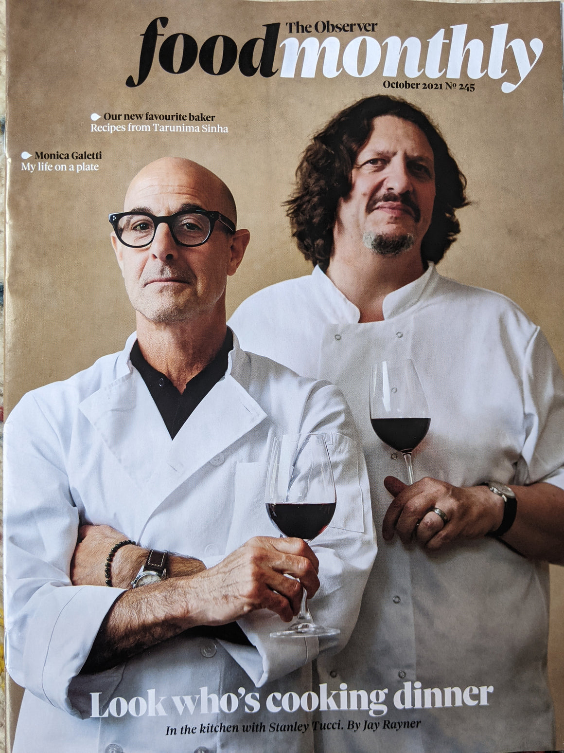 OBSERVER FOOD MAGAZINE - October 2021 STANLEY TUCCI COVER FEATURE