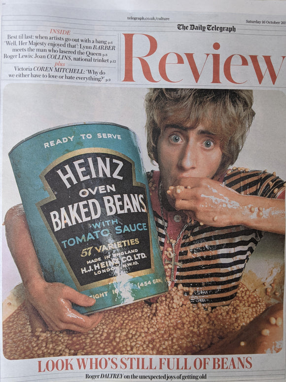 TELEGRAPH REVIEW Supplement 16/10/2021 ROGER DALTREY COVER FEATURE The Who