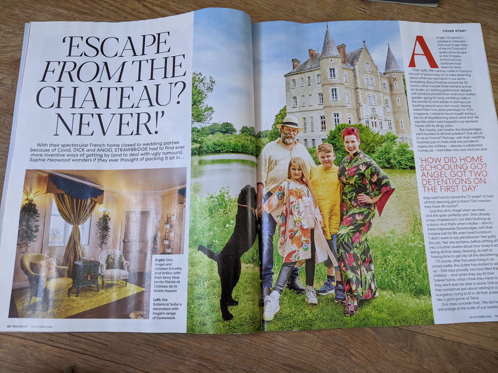 YOU Magazine October 2021: Dick & Angel Strawbridge Escape to the Chateau