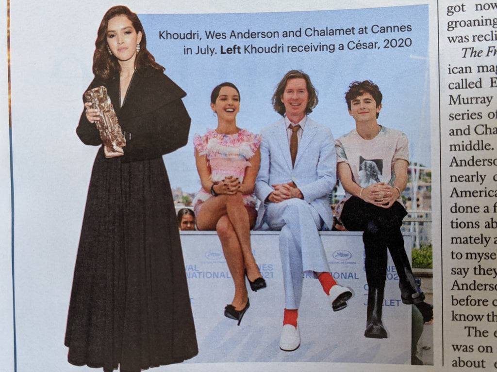 STYLE MAGAZINE - October 2021 LYNA KHOUDRI The French Dispatch Timothee Chalamet