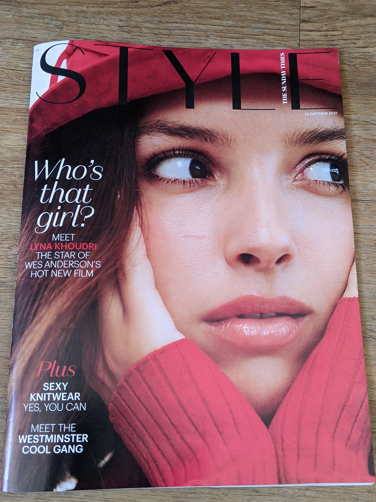 STYLE MAGAZINE - October 2021 LYNA KHOUDRI The French Dispatch Timothee Chalamet