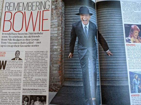 CULTURE MAGAZINE - 31 October 2021 DAVID BOWIE by his friends - Boy George