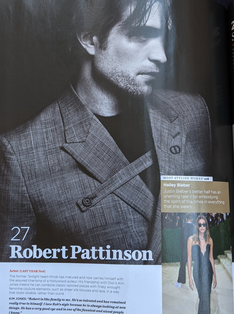 British GQ Magazine Dec 2021 ROBERT PATTINSON