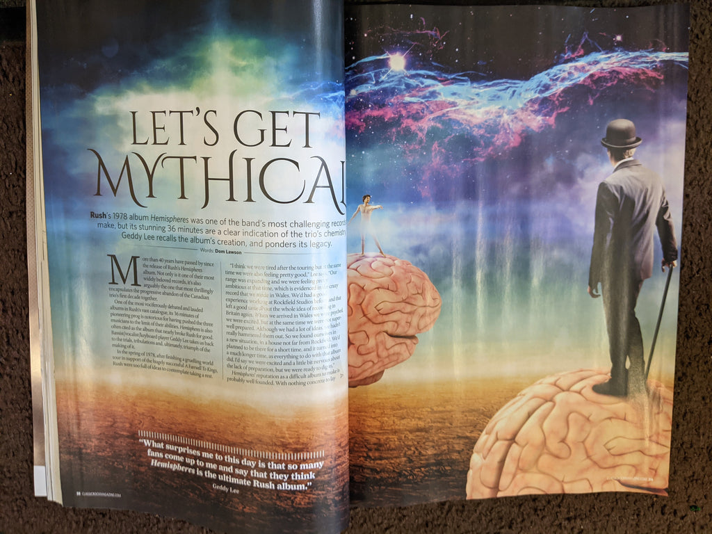 Classic Rock 295 December 2021 Rush - Hemispheres Inside Story