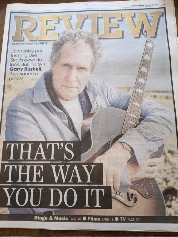 UK Express Review 14 November 2021 John Illsley Cover - Dire Straits