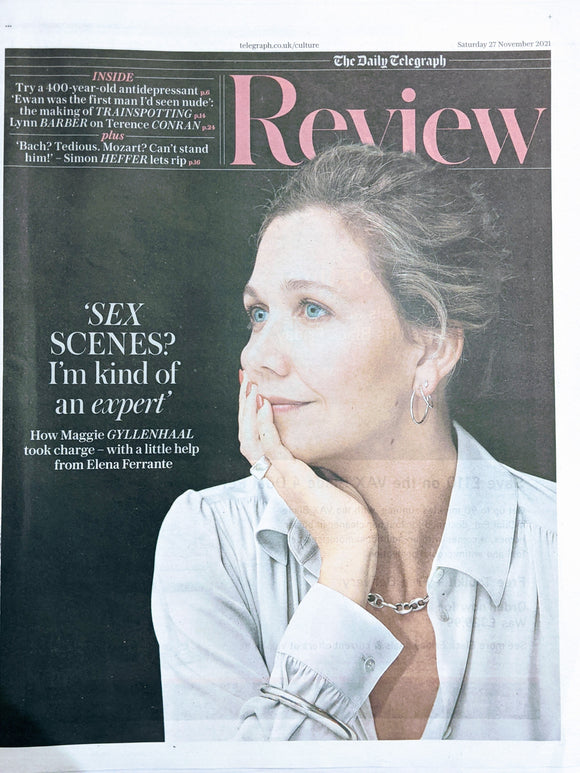 TELEGRAPH REVIEW 27/11/2021 MAGGIE GYLLENHAAL Robert Carlyle Ewan McGregor