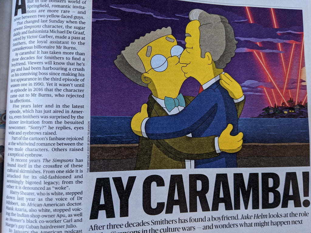 CULTURE MAGAZINE 28/11/2021 GEORGE CLOONEY The Beatles Matthew Goode Simpsons