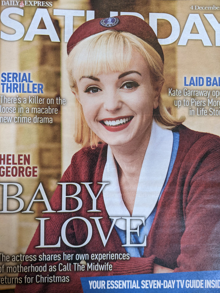 SATURDAY Mag 04/12/2021 HELEN GEORGE Matthew Beard Juergen Maurer Lucy Hale