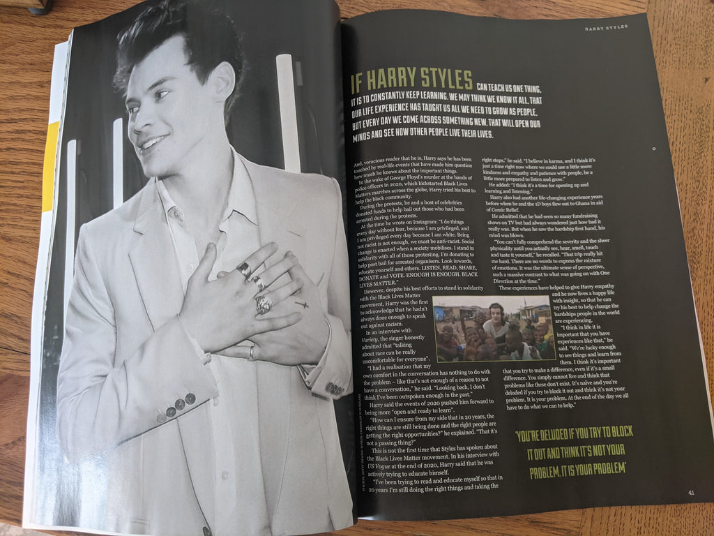 Harry Styles Yearbook 2022 - 116 page magazine devoted to Harry!
