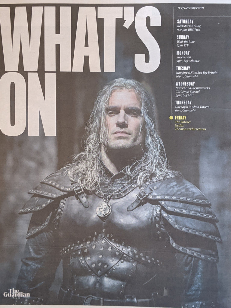 GUARDIAN WHAT'S ON Supplement 11/12/2021 Henry Cavill The Witcher