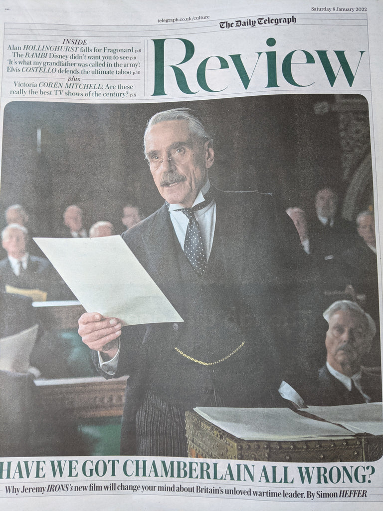 TELEGRAPH REVIEW 08/01/2022 ELVIS COSTELLO Jeremy Irons