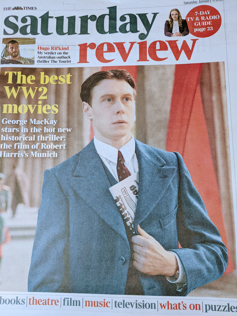 TIMES REVIEW 08/01/2022 GEORGE MACKAY COVER FEATURE Jamie Dornan