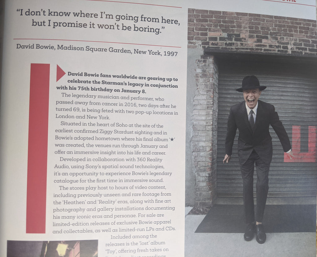 RETRO POP Magazine Issue 1 - DAVID BOWIE Bucks Fizz Shakespeare Sisters