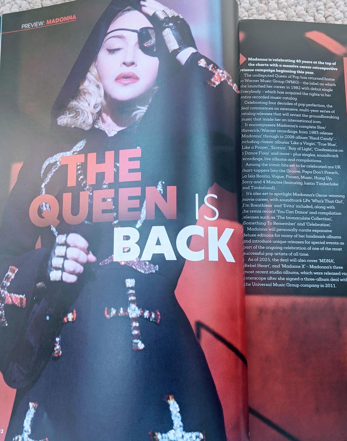 RETRO POP Magazine Issue 1 - Madonna Feature