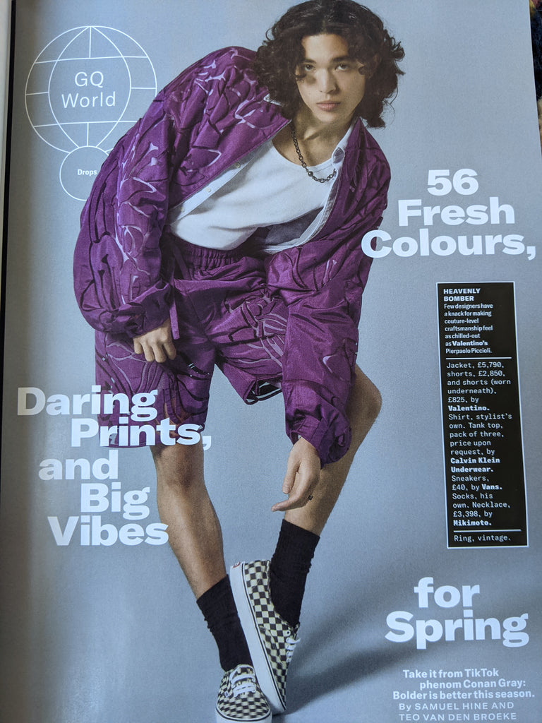 British GQ March 2022 Tom Holland Jonathan Bailey Bridgerton Conan Gray