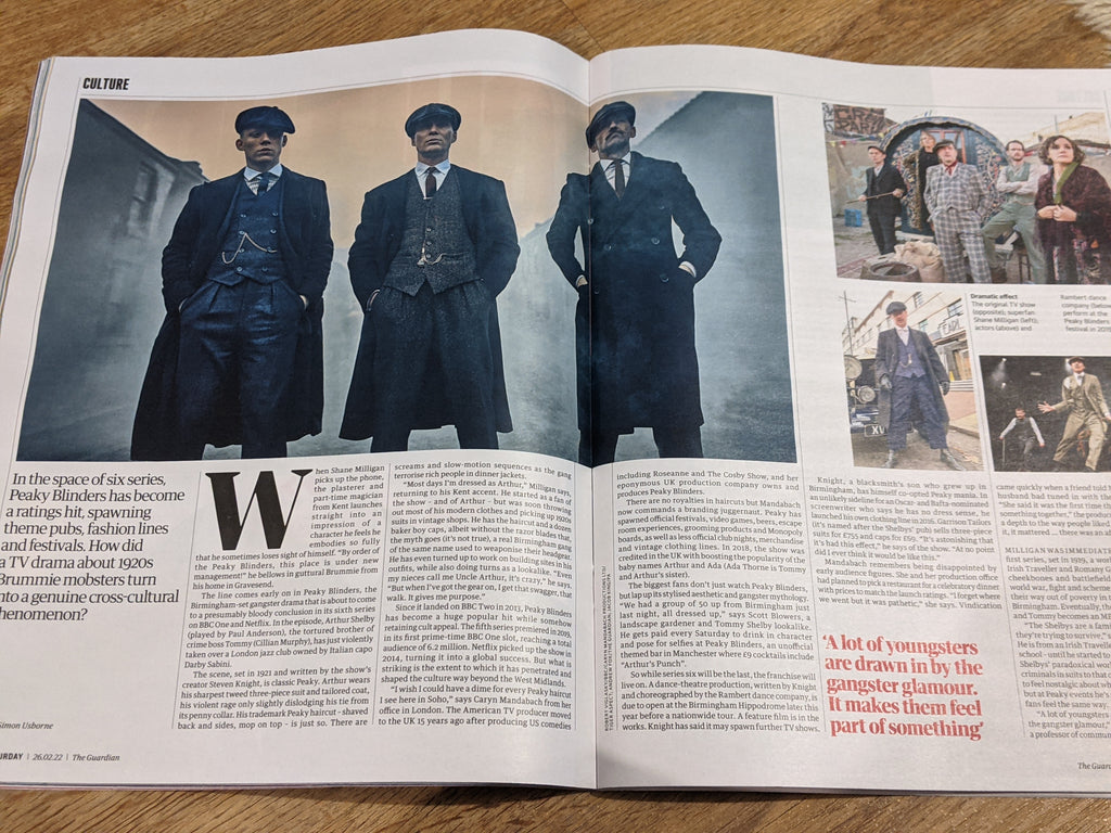 Cillian Murphy Peaky Blinders Series Six Guardian Saturday Magazine 26/02/2022