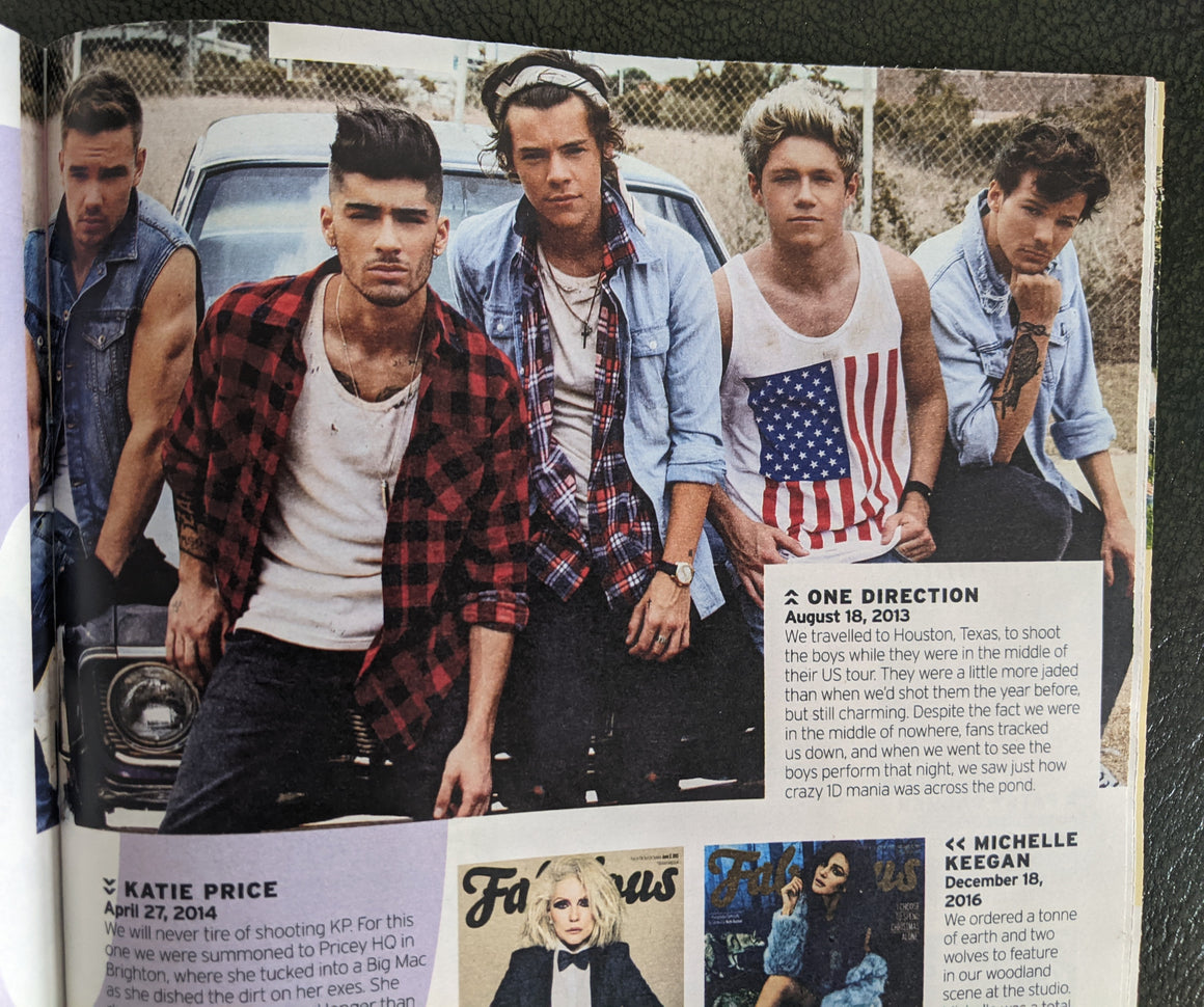 FABULOUS Magazine 27/02/2022 One Direction Ed Sheeran 10 Years