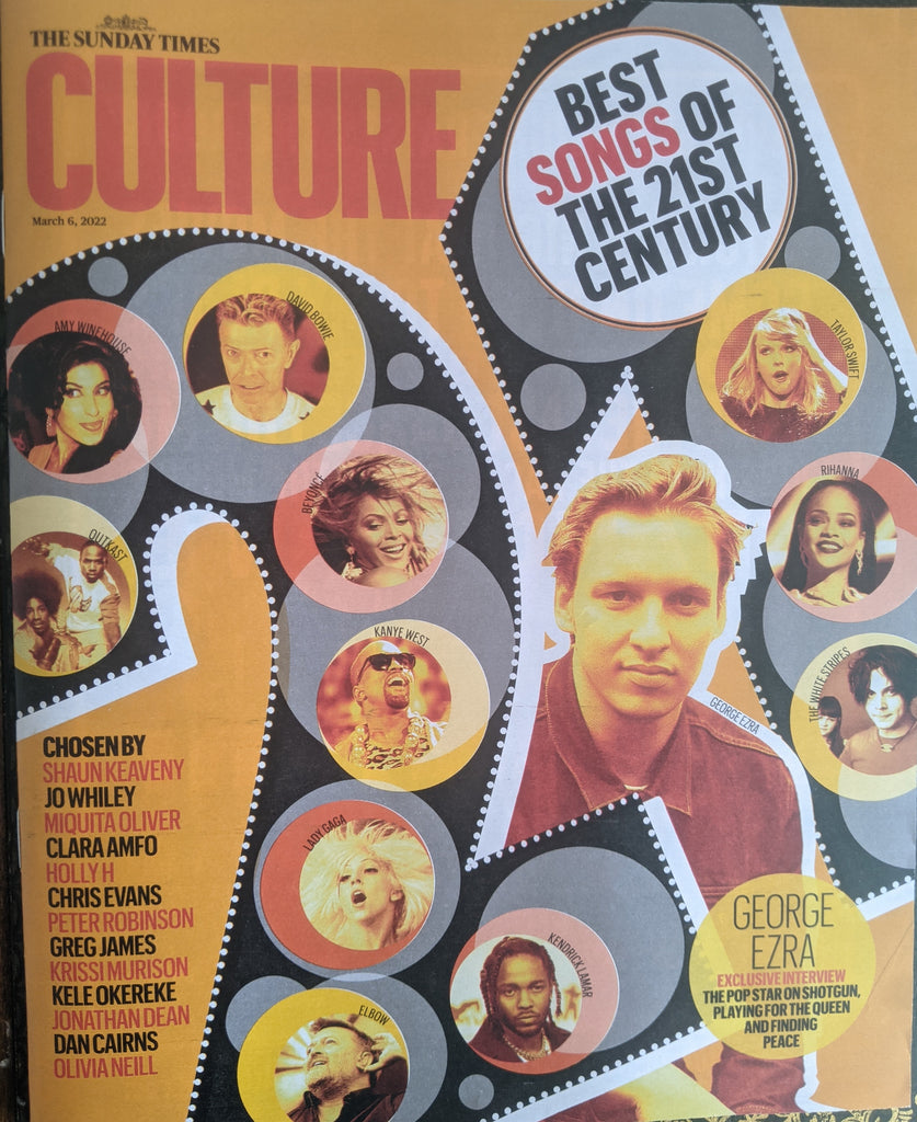 GEORGE EZRA Robert Pattinson Jon Hamm CULTURE MAGAZINE - 6th March 2022