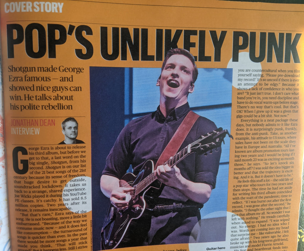 GEORGE EZRA Robert Pattinson Jon Hamm CULTURE MAGAZINE - 6th March 2022