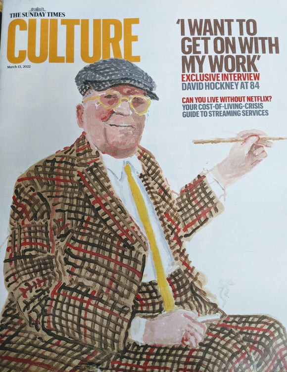 David Hockney at 84 Exclusive CULTURE MAGAZINE 13th March 2022 Jonathan Bailey