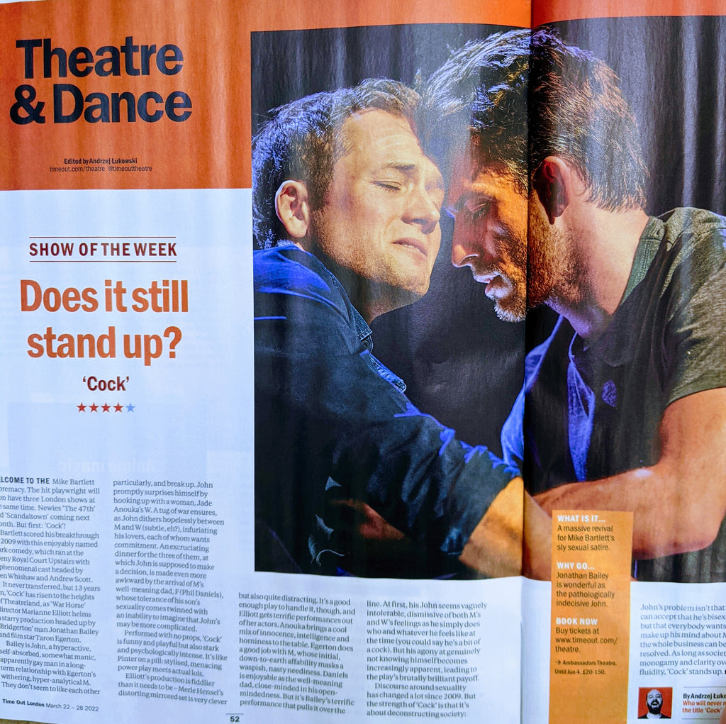TIME OUT London Magazine March 2022 Taron Egerton Jonathan Bailey