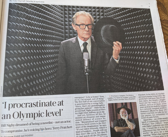 CONVERSATIONS WITH FRIENDS Bill Nighy UK Telegraph Review supplement April 2022