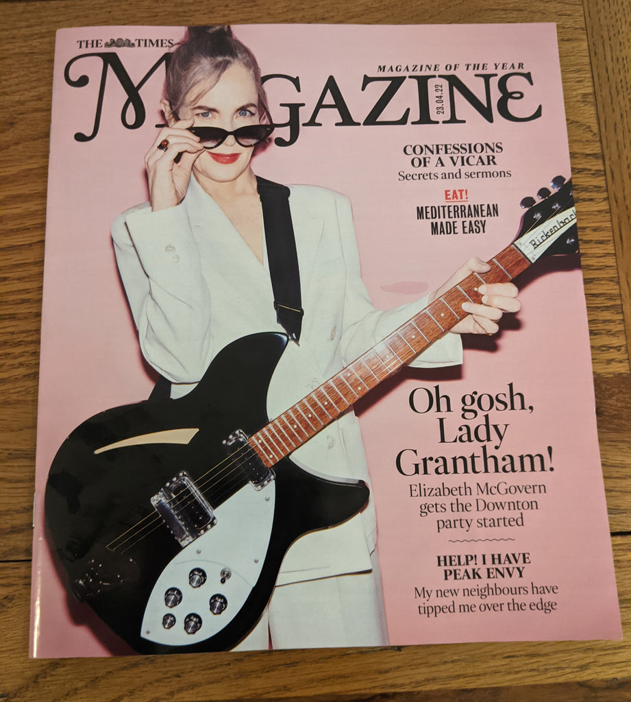 UK TIMES Magazine April 2022: ELIZABETH McGOVERN Jack Lowden Bertie Carvel