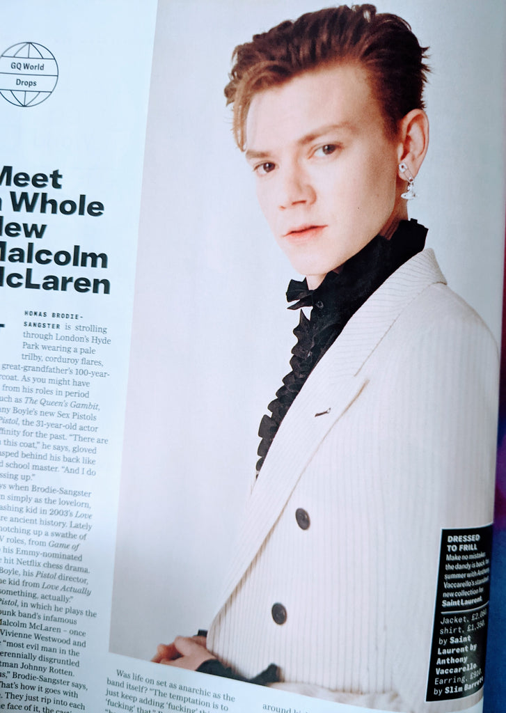 British GQ Magazine May 2022 THOMAS SANGSTER Rosalia Chiwetel Ejiofor