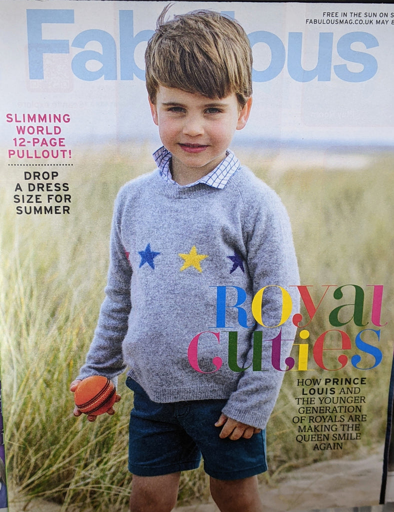 UK Fabulous Magazine May 2022: PRINCE LOUIS Kate Middleton Royal Cuties