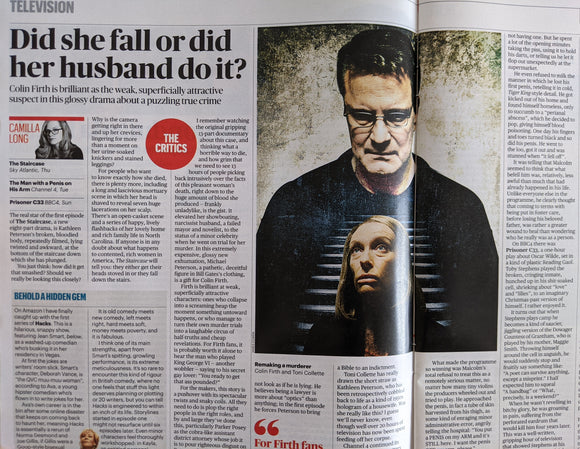 Culture magazine 8th May 2022 THE WIRE Colin Firth  Sharon Van Etten Benedict Cumberbatch