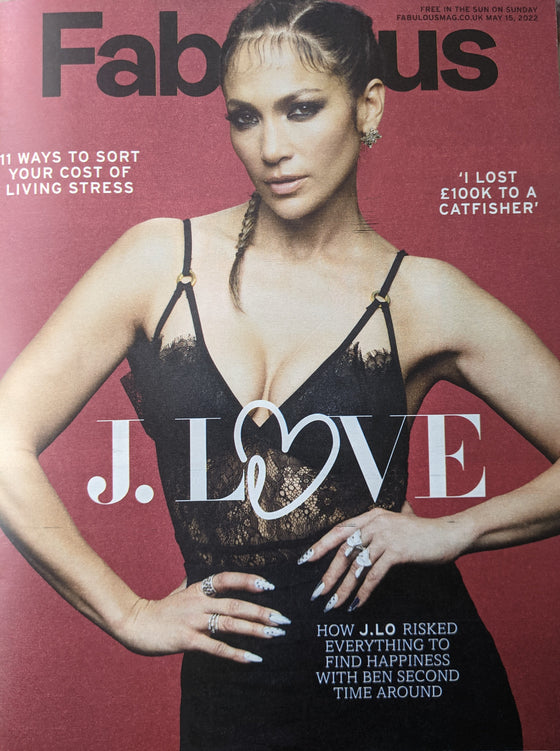 UK Fabulous Magazine May 2022: JENNIFER LOPEZ COVER FEATURE J.Lo