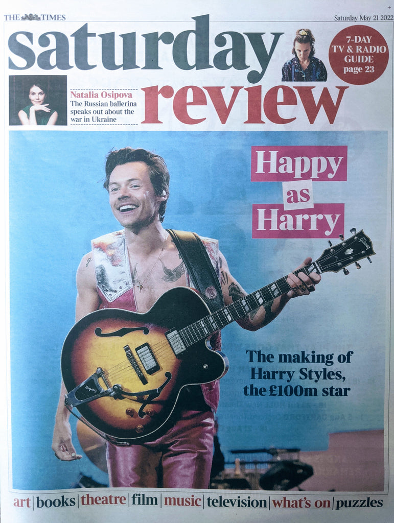 UK Times Saturday Review 21 May 2022 Harry Styles