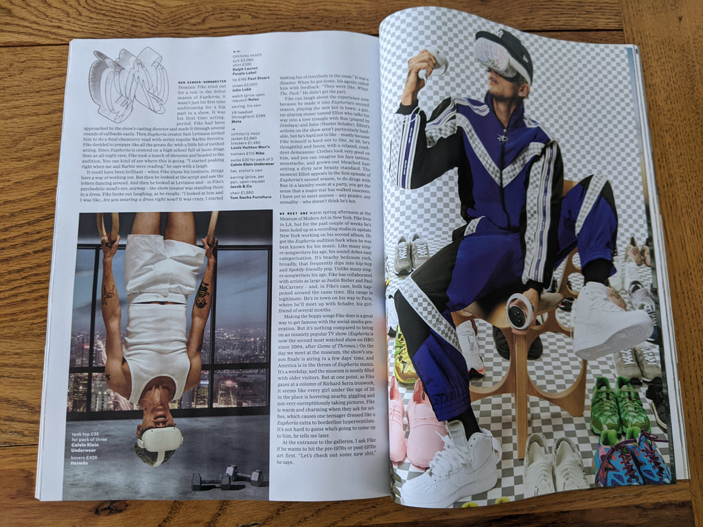 British GQ Magazine June 2022 DOMINIC FIKE FEATURE Euphoria