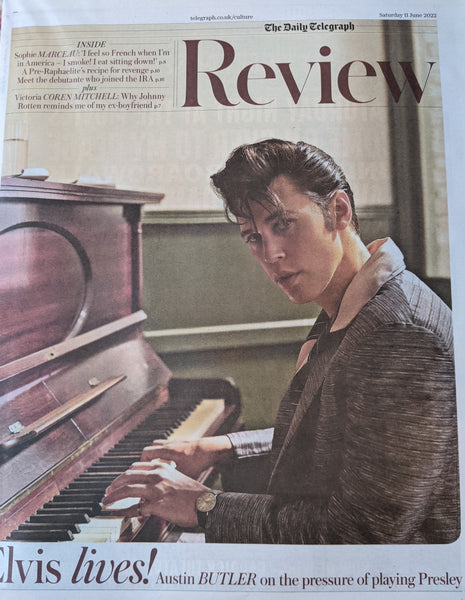TELEGRAPH REVIEW 11/06/2022 AUSTIN BUTLER interview ELVIS PRESLEY ...